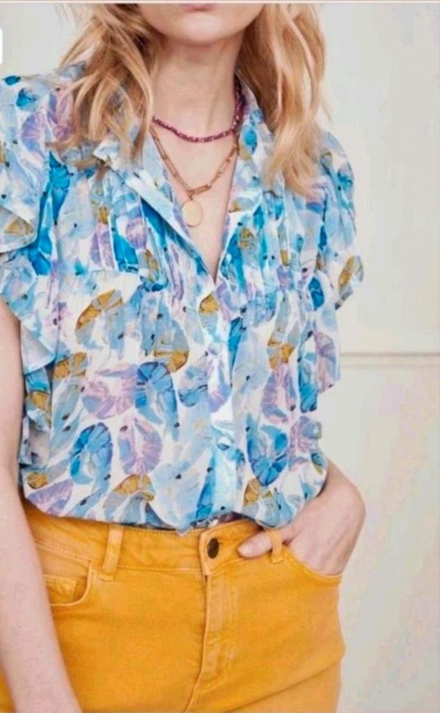 Fabienne Chapot Bibi blouse maat 36 *nieuw *, Blauw, Nieuw, Ophalen of Verzenden, Fabienne Chapot