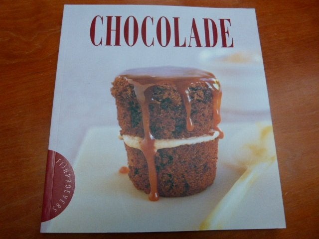 Fijnproevers - Chocolade kookboek, Ophalen of Verzenden, Zo goed als nieuw, Taart, Gebak en Desserts