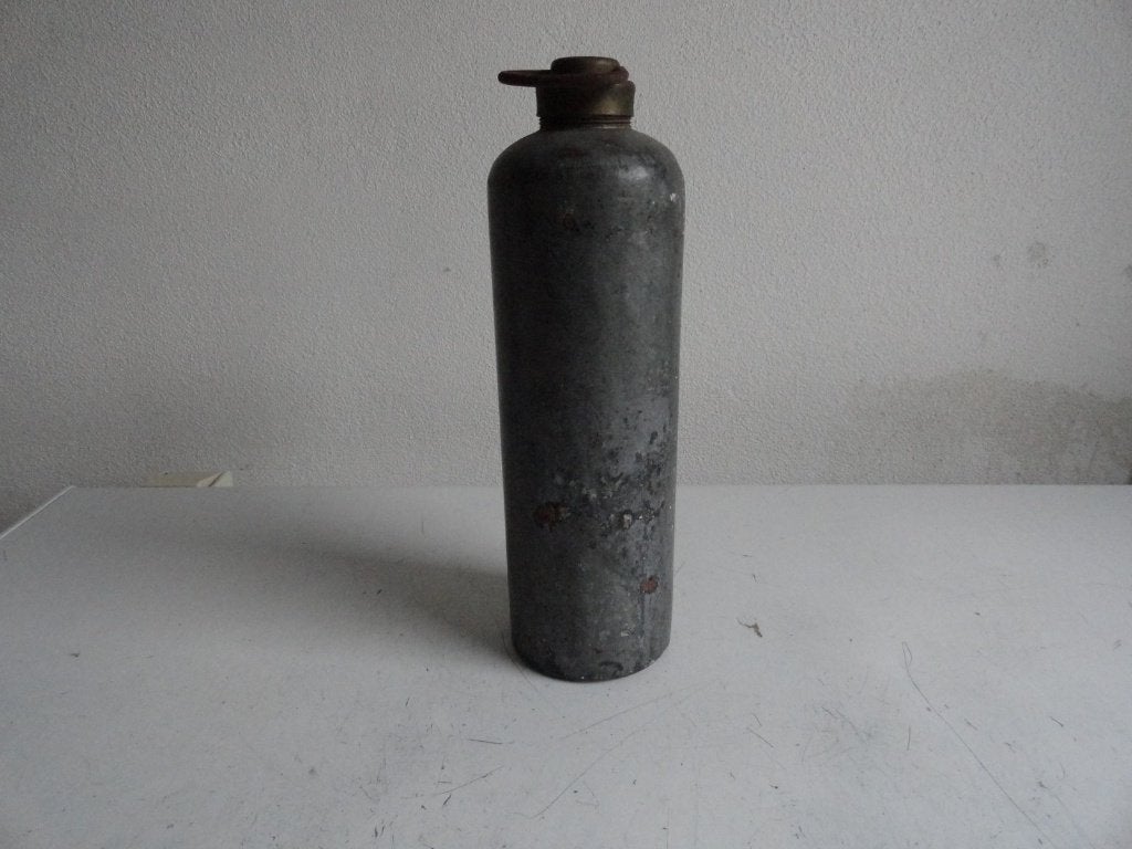 Kruik antiek met koperen schroefdop, Antiek en Kunst, Ophalen of Verzenden