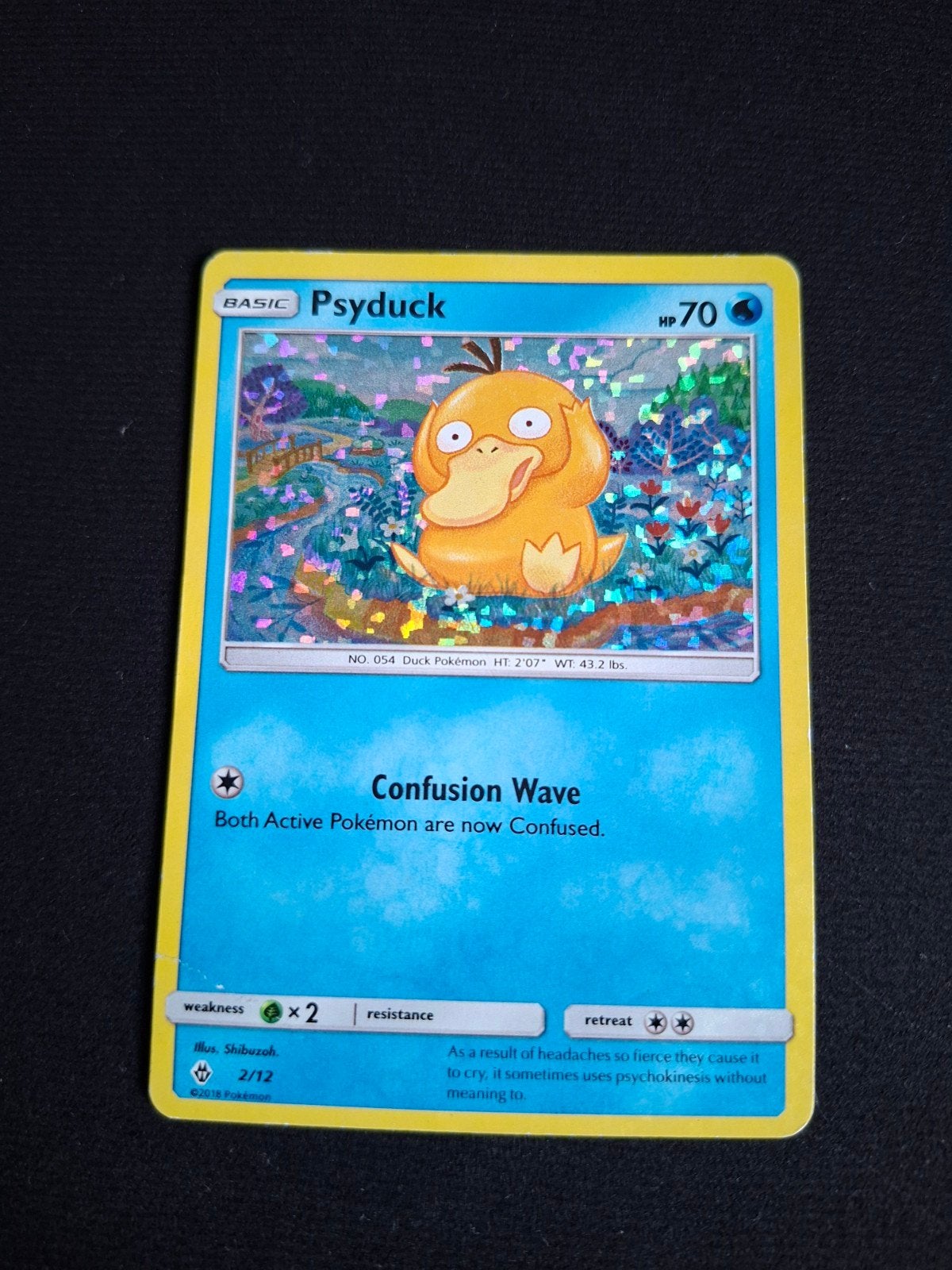 Pokémon Kaart Psyduck (Foil), Ophalen of Verzenden, Gebruikt, Losse kaart, Foil