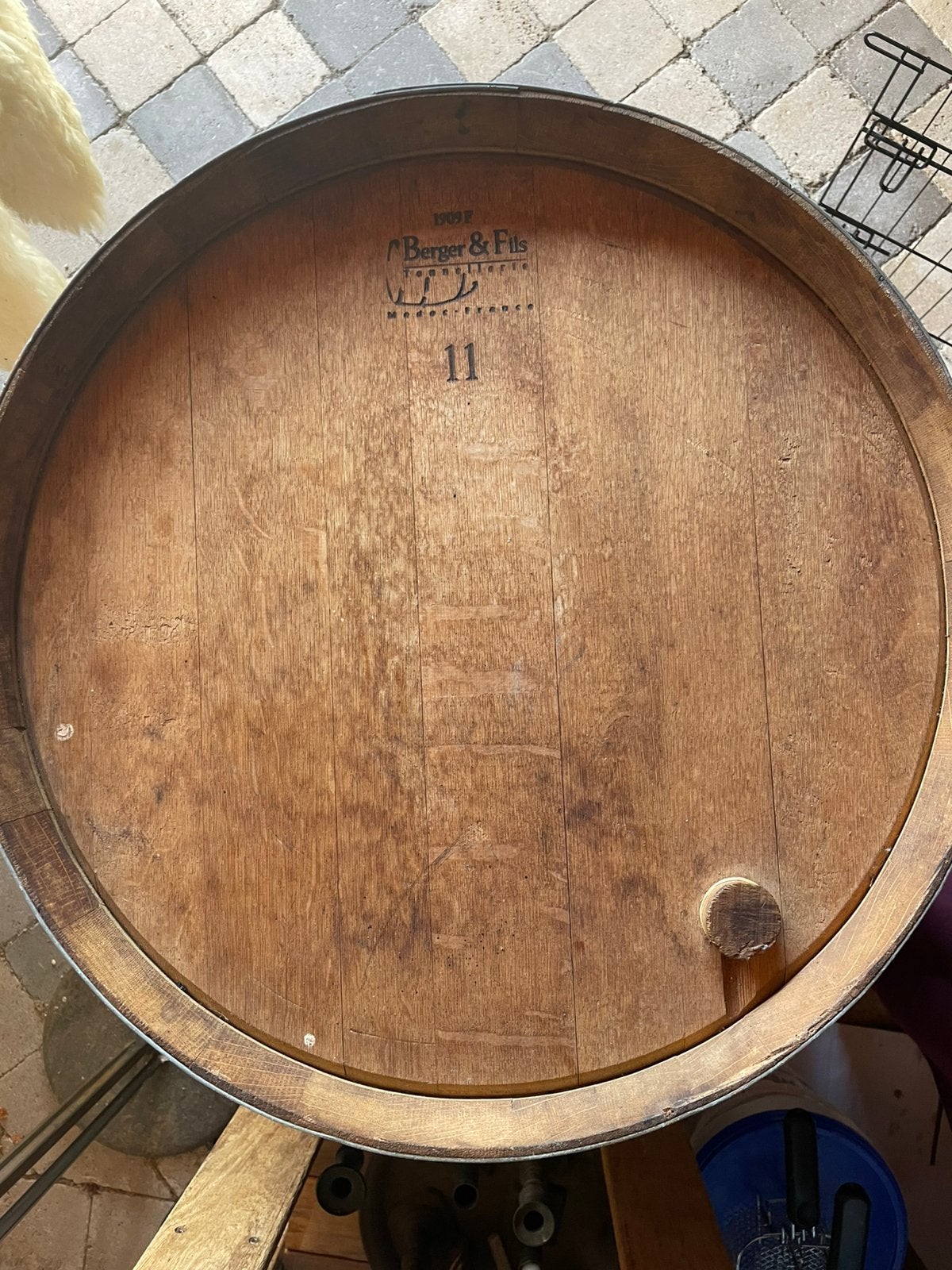 Wijnvat groot, Ophalen, Rond, Hout, Overige typen