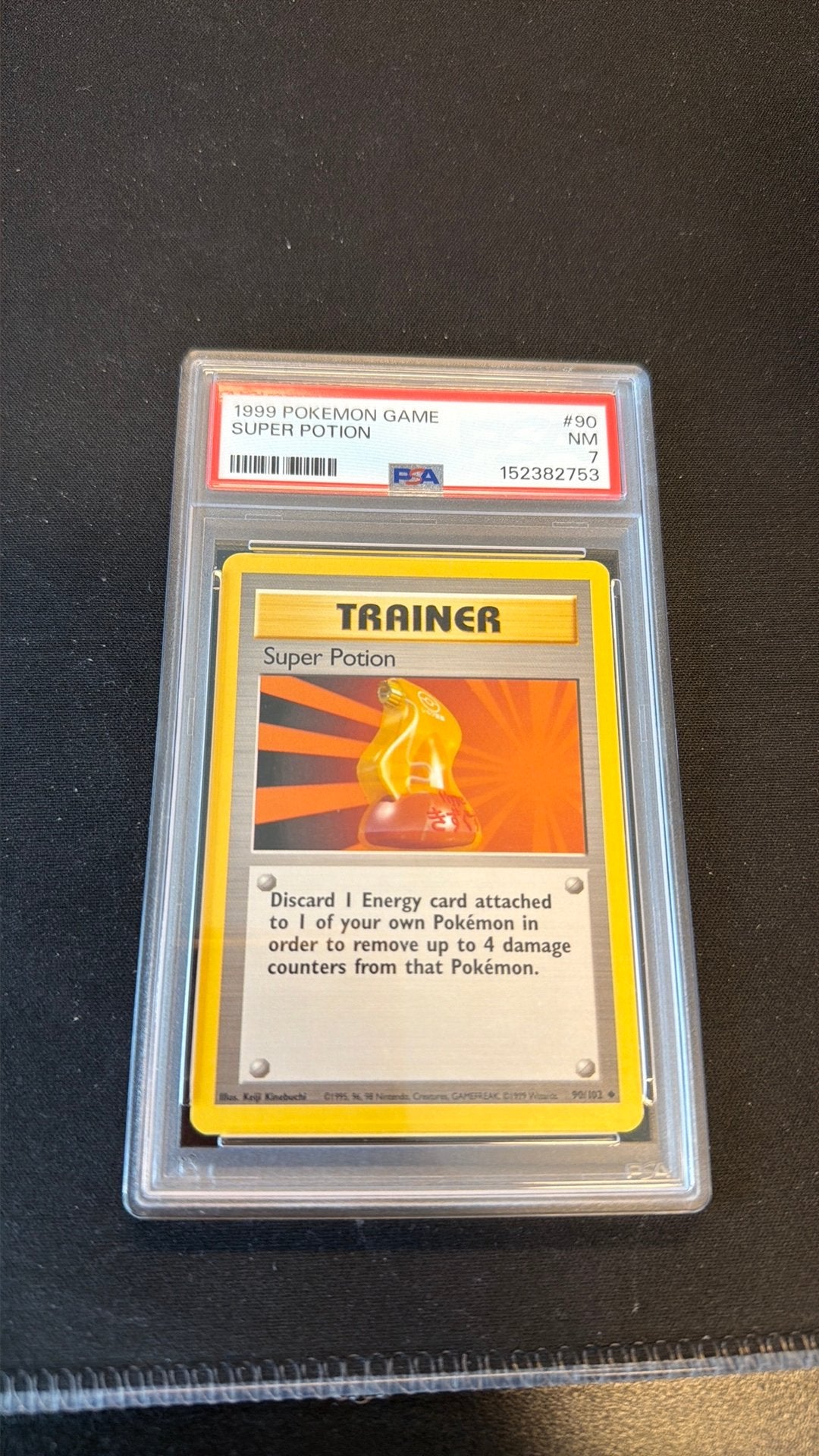 Super potion #90 PSA 7, Ophalen of Verzenden, Zo goed als nieuw