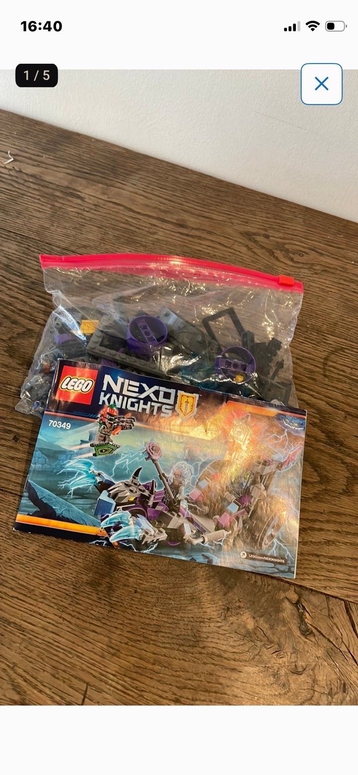 Lego Nexo Knights 70349 - Ruimteschip met handleiding, Gebruikt, Lego, Ophalen of Verzenden, Inclusief instructies