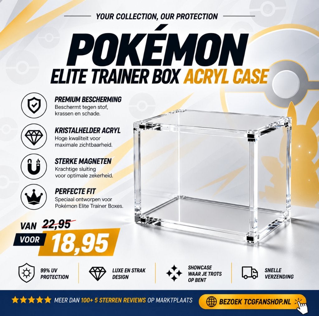 Acryl Case Pokémon Elite Trainer Box (ETB) | TCGfanshop