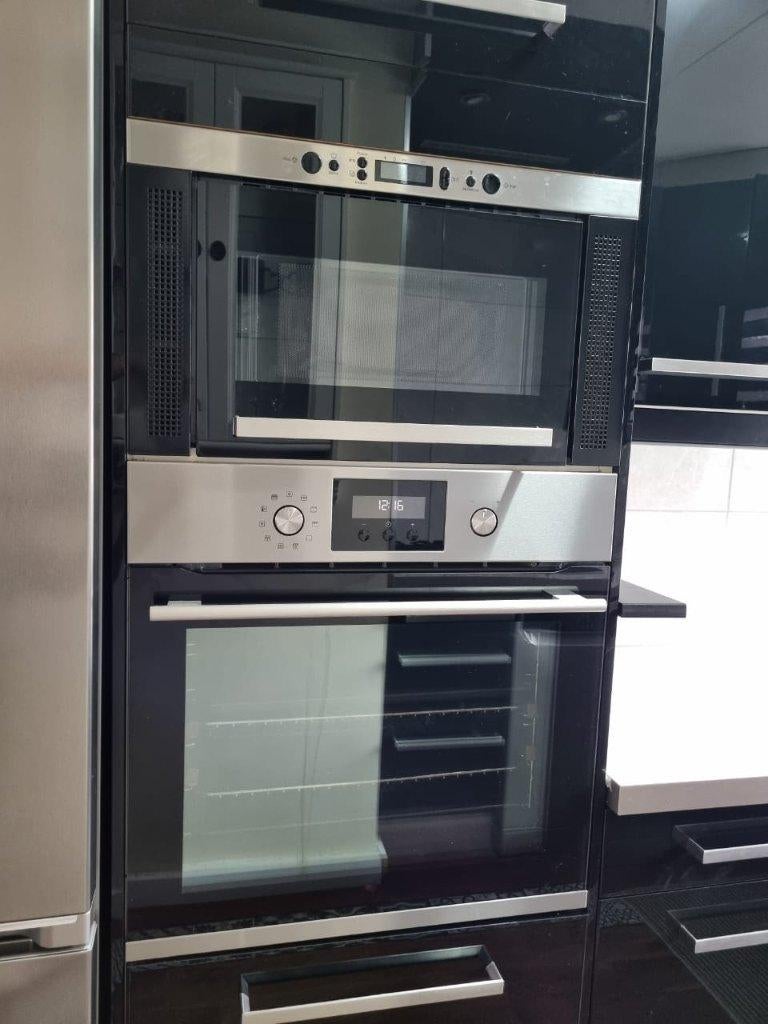 Complete keuken inclusief aparatuur, Ophalen, Gebruikt, U-keuken, Zwart