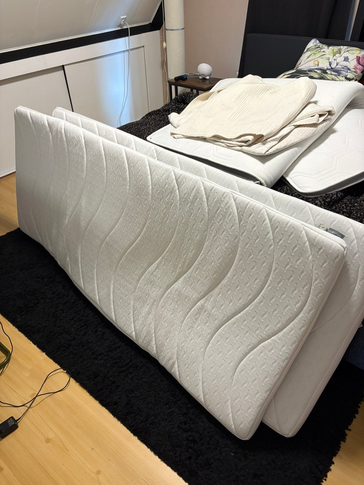 Topmatrassen 80x200 (2 stuks), Huis en Inrichting, Slaapkamer | Matrassen en Bedbodems, Ophalen, Eenpersoons, Zo goed als nieuw