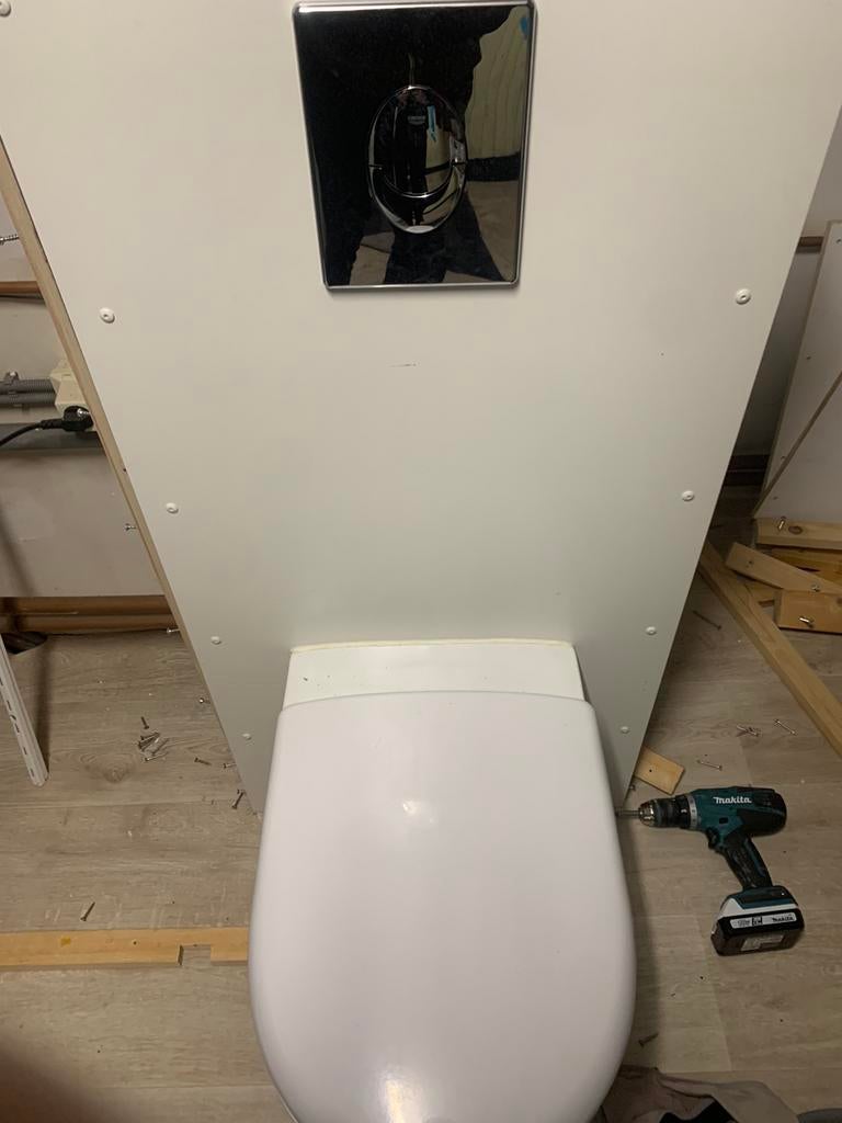 Grohe toilet met broyeur en pot, Doe-het-zelf en Verbouw, Sanitair, Ophalen of Verzenden, Zo goed als nieuw, Toilet