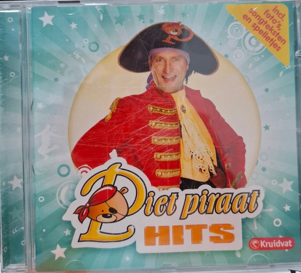 Piet Piraat Hits CD - Krasvrij met boekje en spelletjes