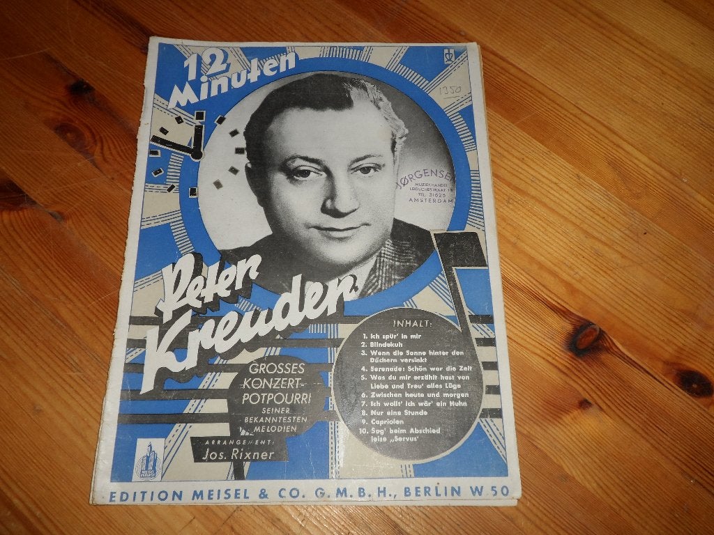 Peter kreuder, Gebruikt, Saxofoon, Ophalen of Verzenden, Artiest of Componist