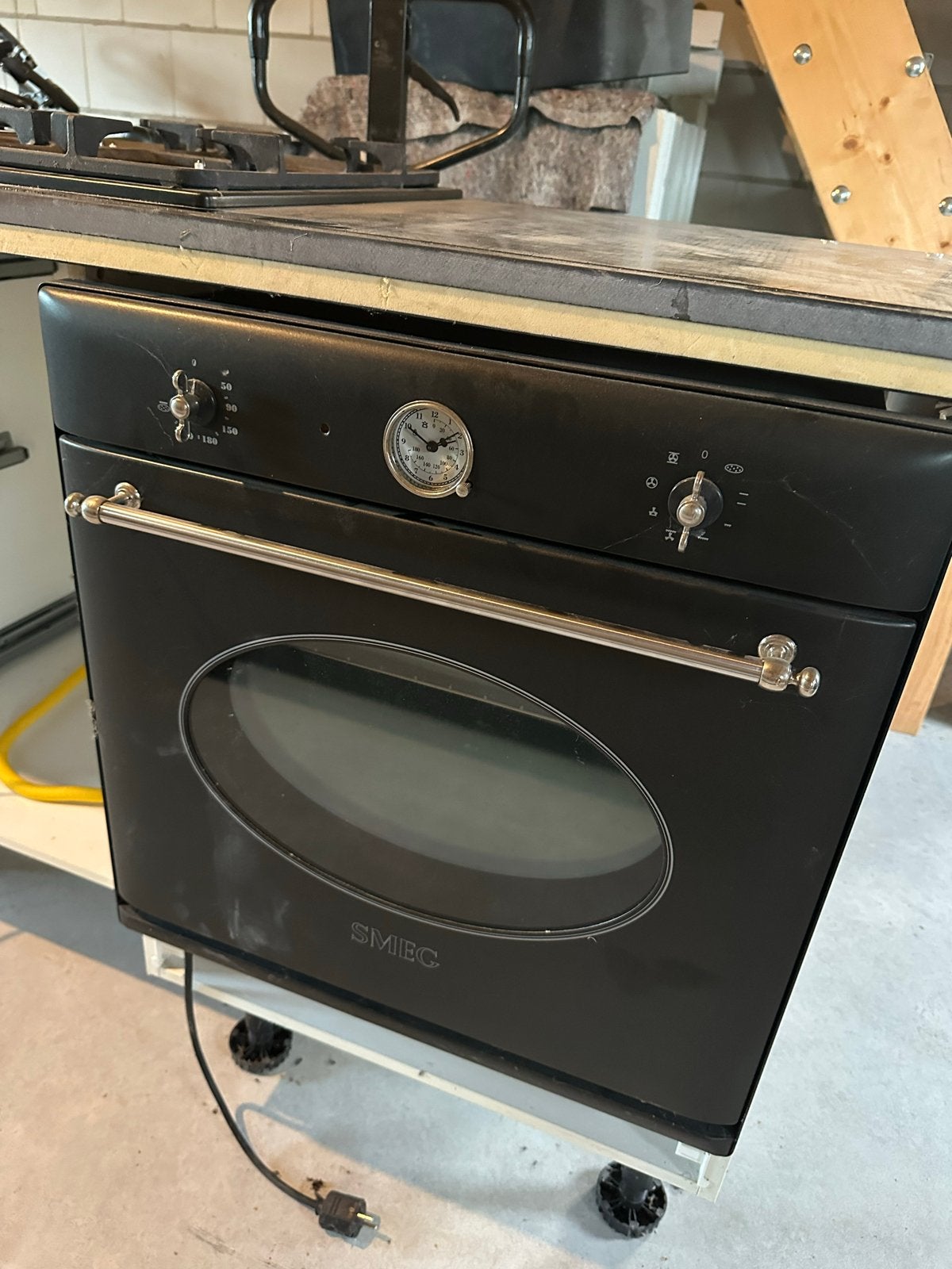 Smeg Inbouw Oven - Zwart, Klassiek Design, Ophalen, Gebruikt, Smeg, Oven