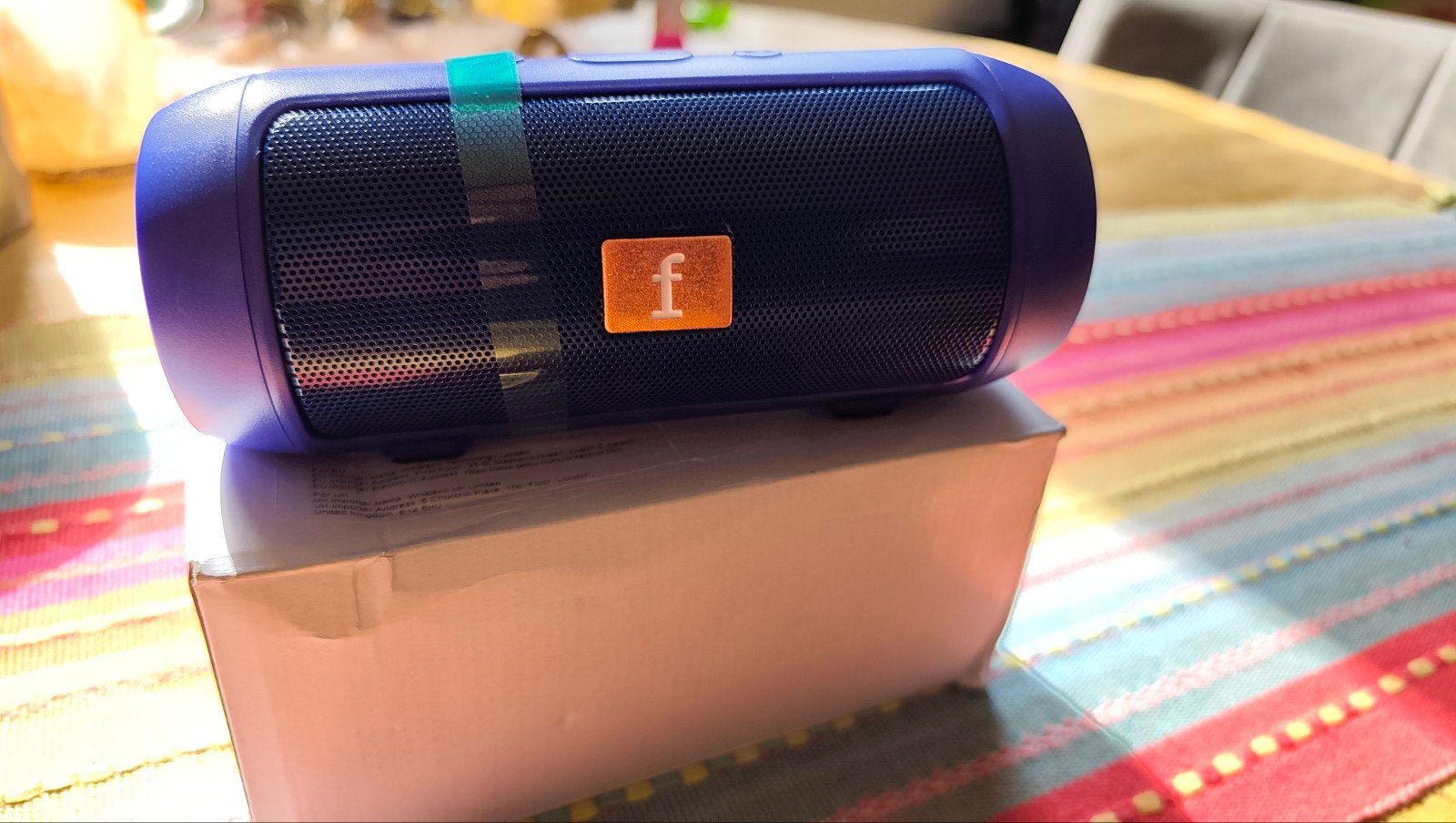 Compacte rode draagbare speaker met Bluetooth, Audio, Tv en Foto, Luidsprekers, Overige merken, Bluetooth, Ophalen of Verzenden