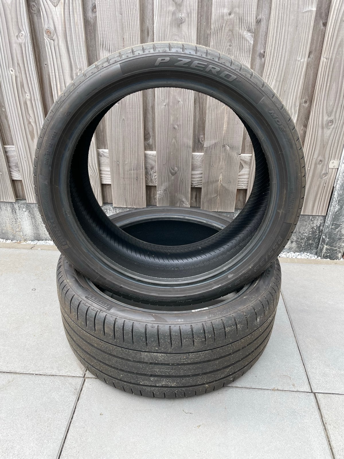 Pirelli P Zero 255/35/19 Zomerbanden - 4mm profiel, Gebruikt, 255 mm, Band(en), Personenwagen