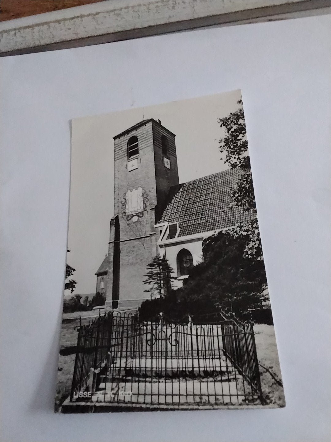 Oude ansichtkaart Lisse - Kerk met toren, Ophalen of Verzenden