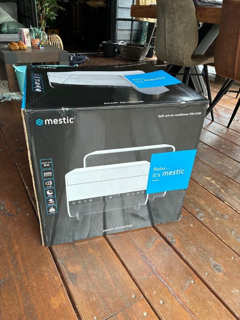 Mestic Split Airco SPA 3100, Ophalen, Minder dan 60 m³, 3 snelheden of meer, Zo goed als nieuw