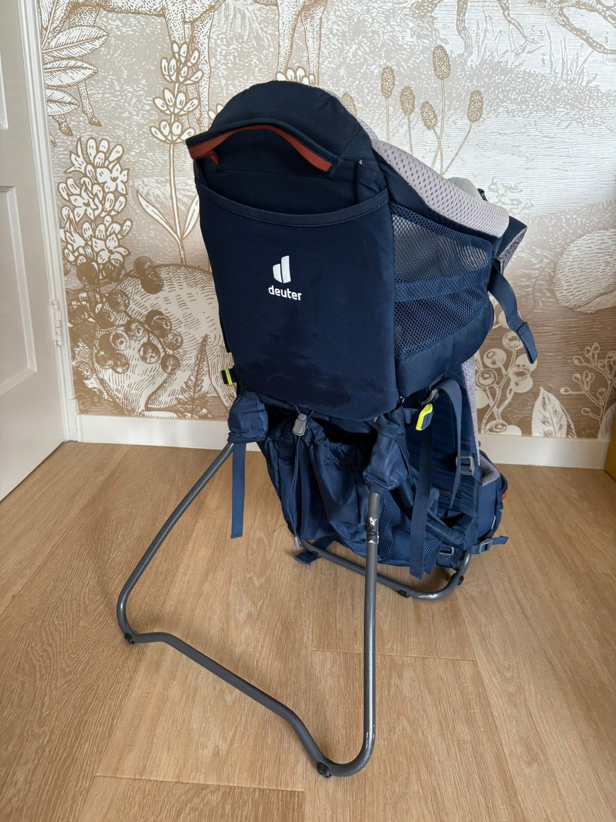 deuter kid comfort active met regenhoes&zonneklep twv 60 e, Overige typen, Zo goed als nieuw, Rug, Ophalen