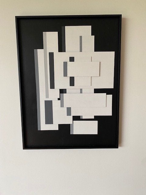 moderne kunst, Ophalen of Verzenden, Hout, Acrylverf, Abstract