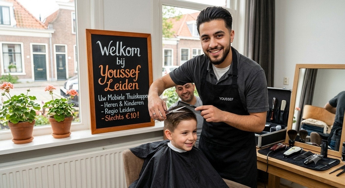 Professionele Thuiskapper voor Heren & Kinderen – Regio Leid, Eén persoon