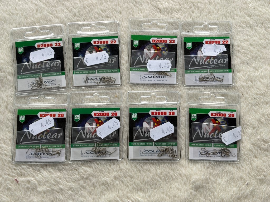 adv 324 / NIEUW set 8 pakjes haakjes COLMIC, Ophalen of Verzenden, Nieuw, Haak