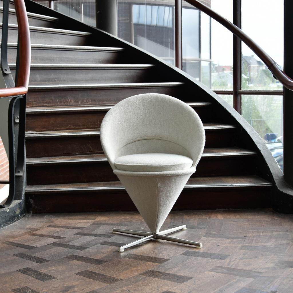 Vitra Cone Chair, -, Wit, Ophalen of Verzenden, Zo goed als nieuw