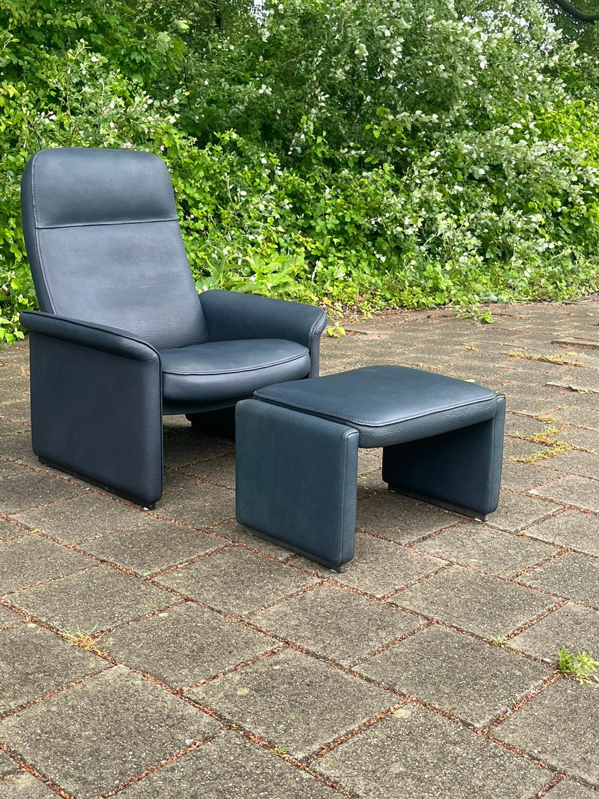 De sede DS 50 relax fauteuil met voetenbank, Ophalen, Zo goed als nieuw, Wicker, 2 zitplaatsen