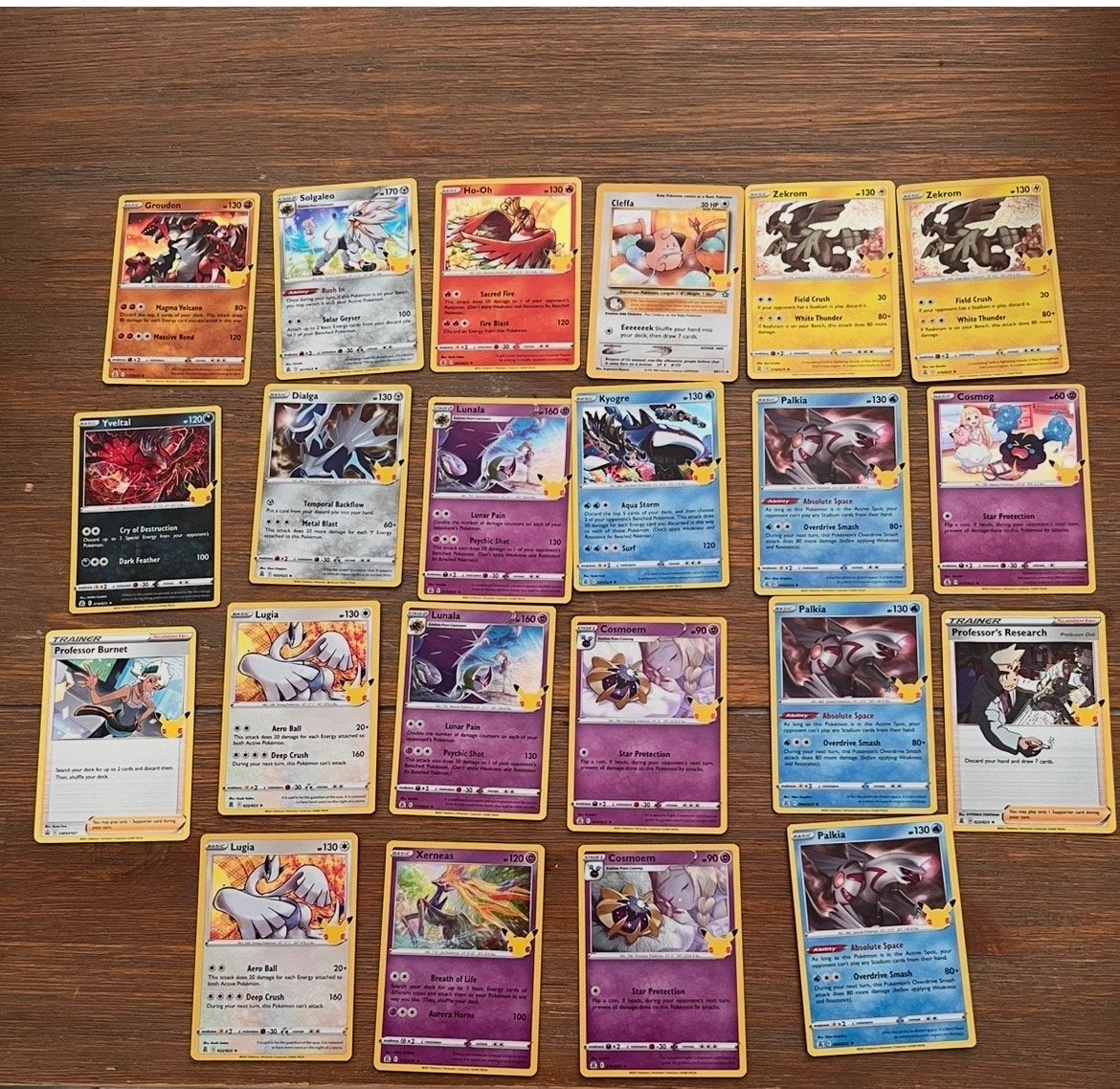Pokémon kaarten - Celebrations set, Ophalen of Verzenden, Gebruikt, Meerdere kaarten