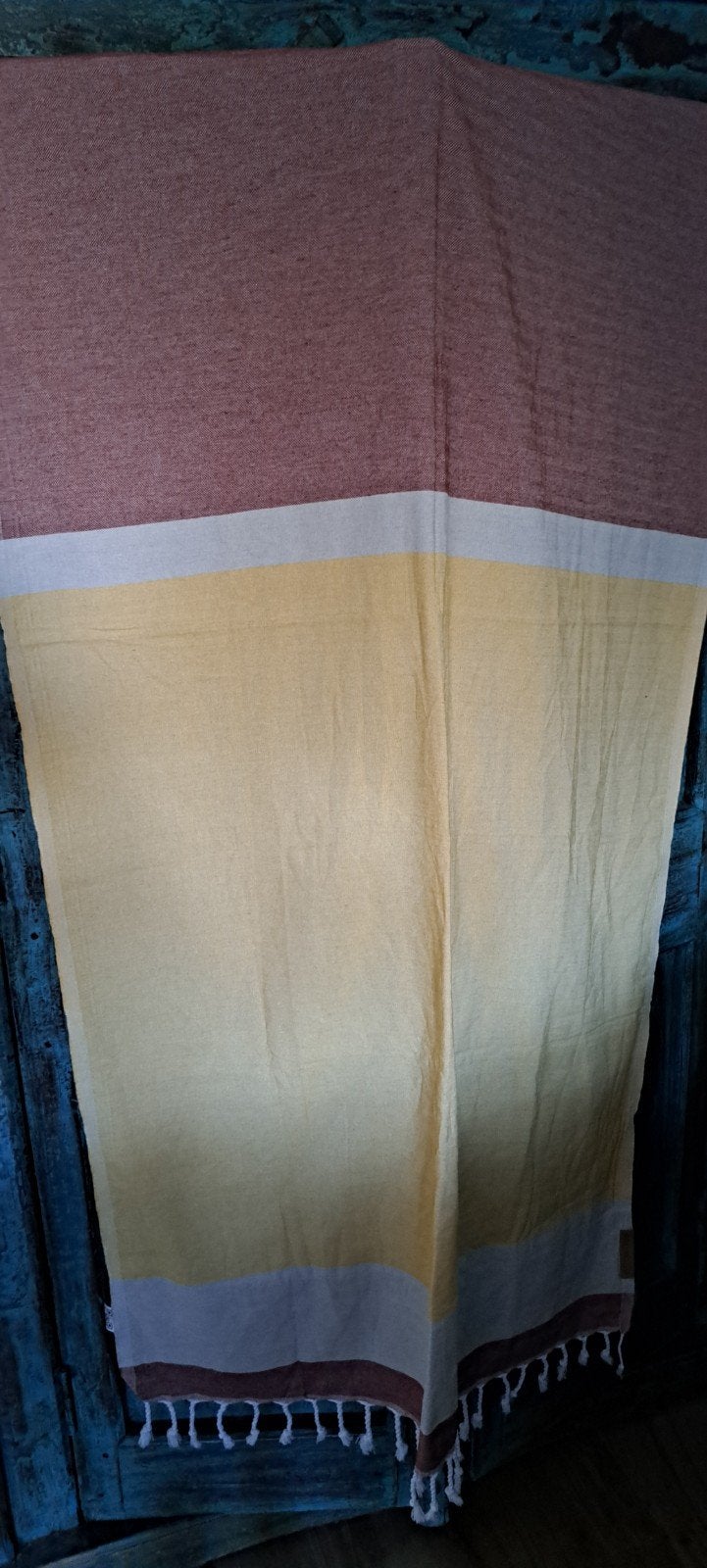 NIEUWE Oxious  UNIQUE Hamamdoek  195 CM X 96 CM, Ophalen of Verzenden, Nieuw, Handdoek