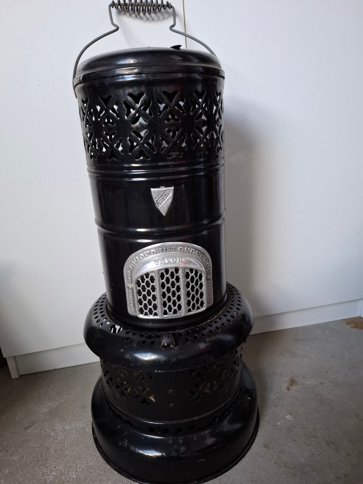 Vintage Valor petroleumkachel - Zwart, Ophalen