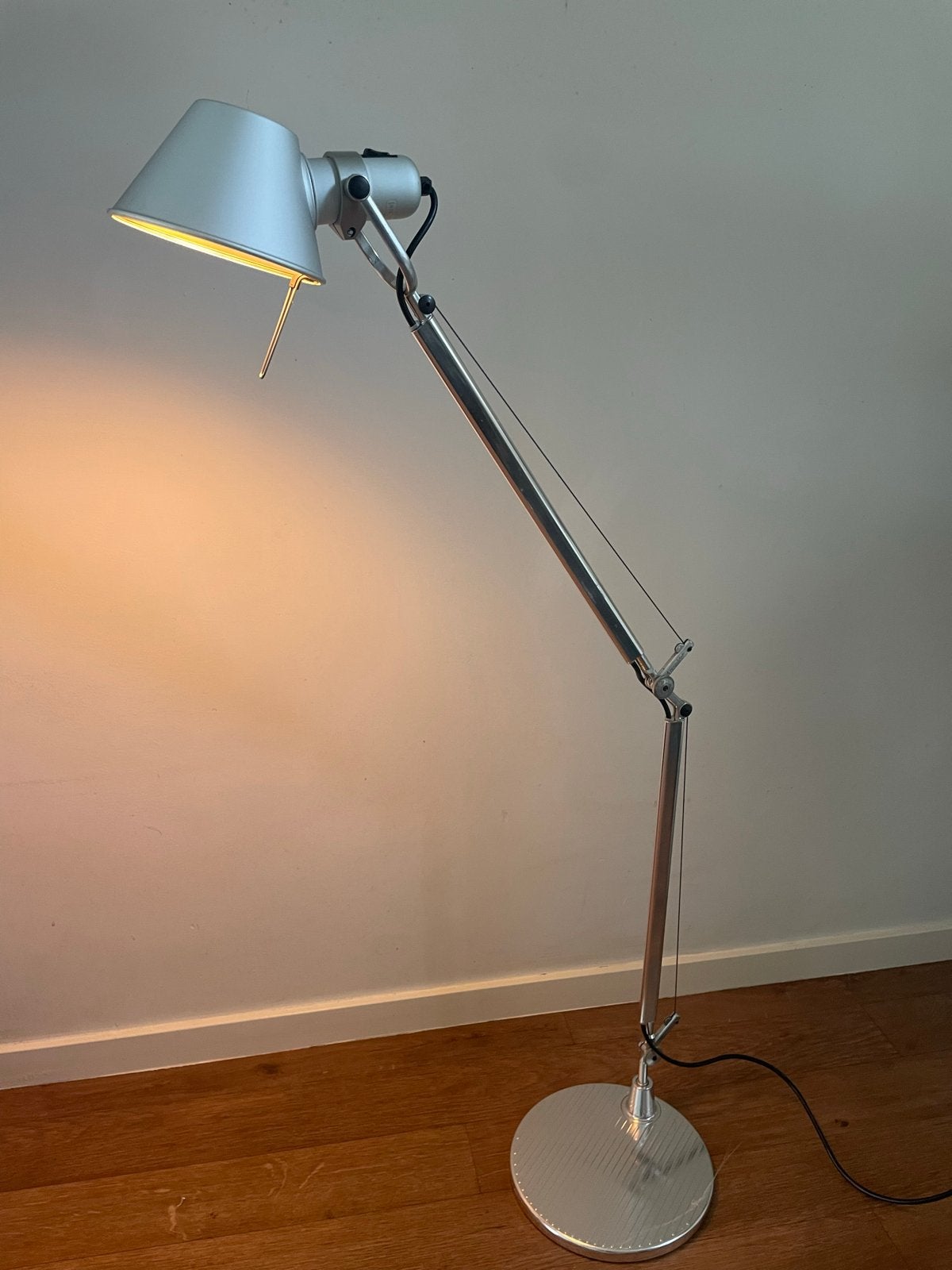 Artemide Tolomeo tafellamp - Aluminium, Ophalen, Gebruikt, E27 (groot), Metaal