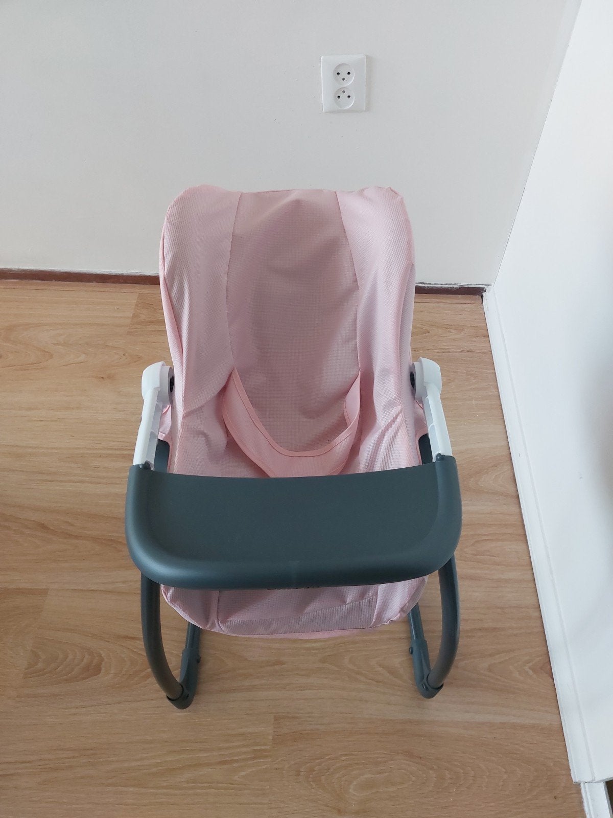 Roze Smoby Wieg/Schommelstoel voor Baby's, Ophalen, Gebruikt, Overige typen