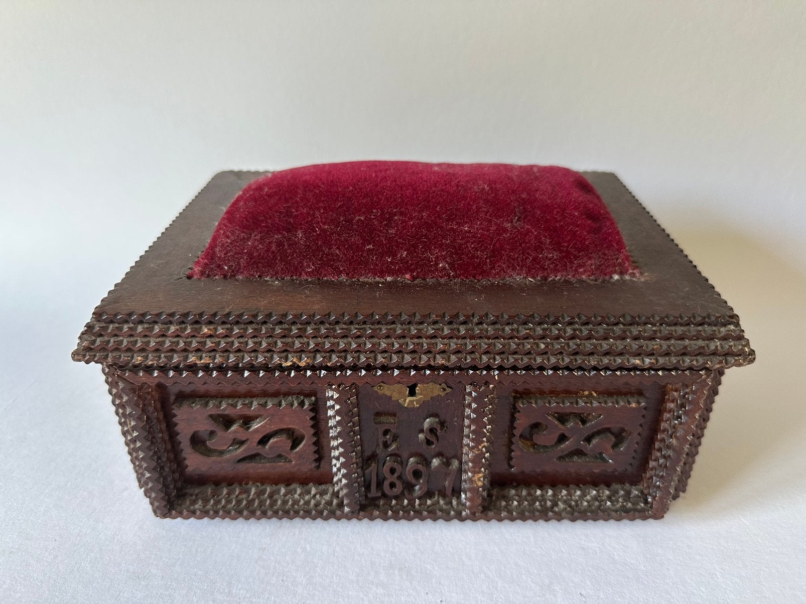 Antieke Trampart kist 1897, Ophalen of Verzenden