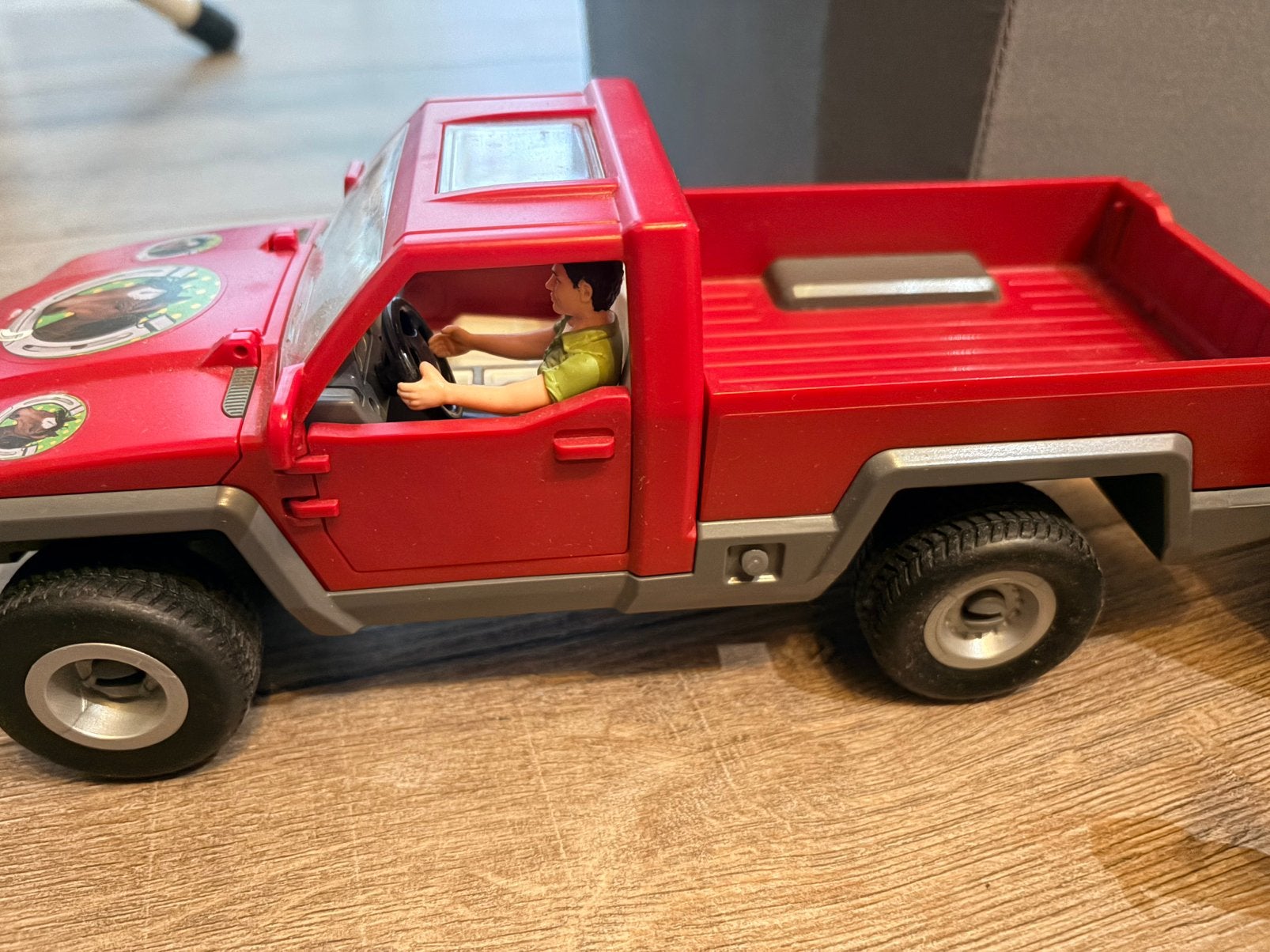 Schleich paarden truck en trailer, Ophalen of Verzenden, Zo goed als nieuw