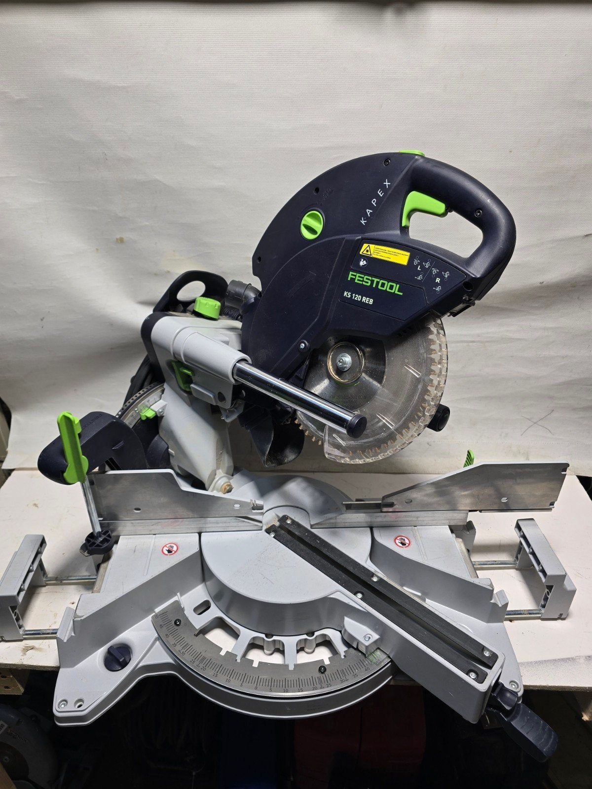 Festool KS 120 REB KAPEX Afkortzaag - 1600W - 260mm, Festool bouw gereedschap, Ophalen of Verzenden, Zo goed als nieuw, N.v.t