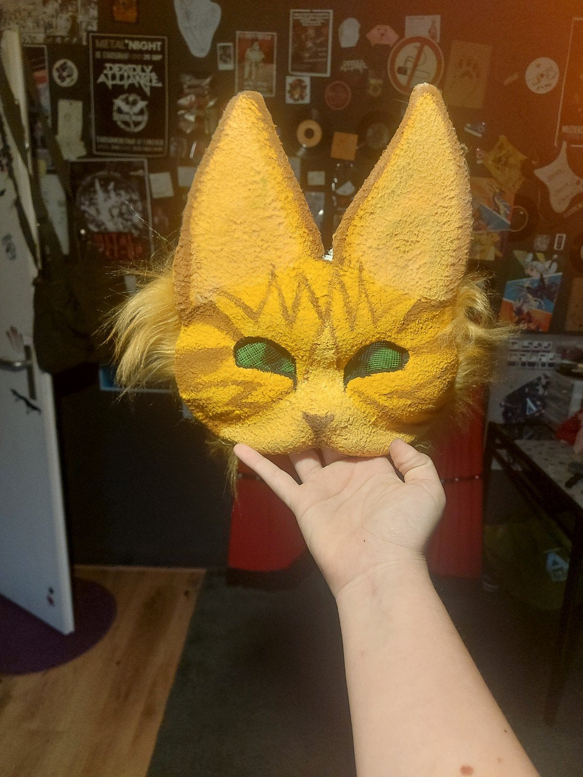 therian cat mask, Ophalen of Verzenden, Nieuw, Overige typen