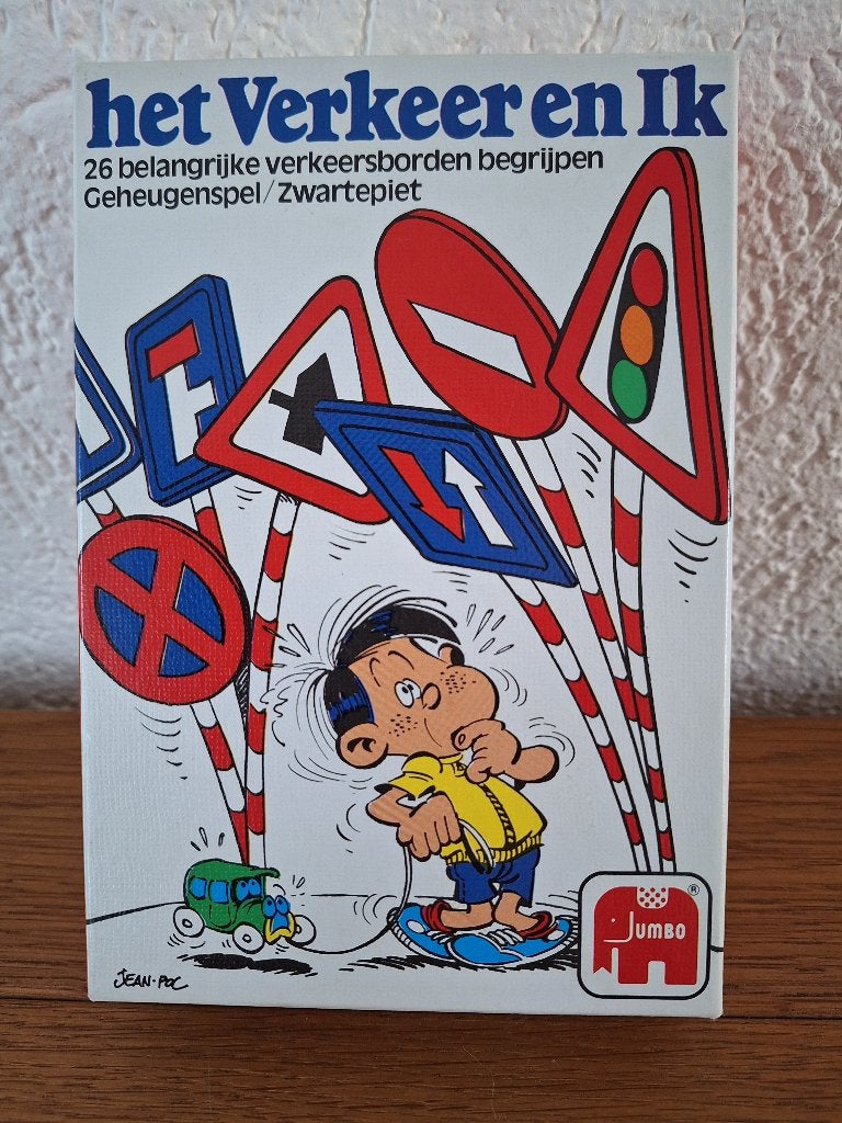 Het verkeer en ik  zwarte piet , kaartspel, Drie of vier spelers, Ophalen, Gebruikt