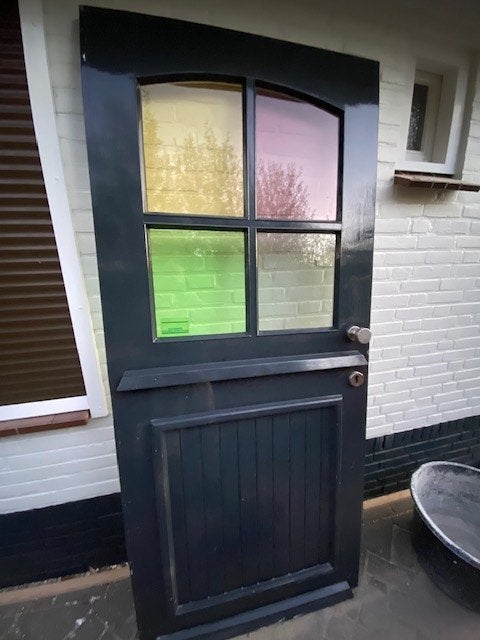 buitendeur klassiek, Doe-het-zelf en Verbouw, Ophalen, Gebruikt, 80 tot 100 cm, Buitendeur