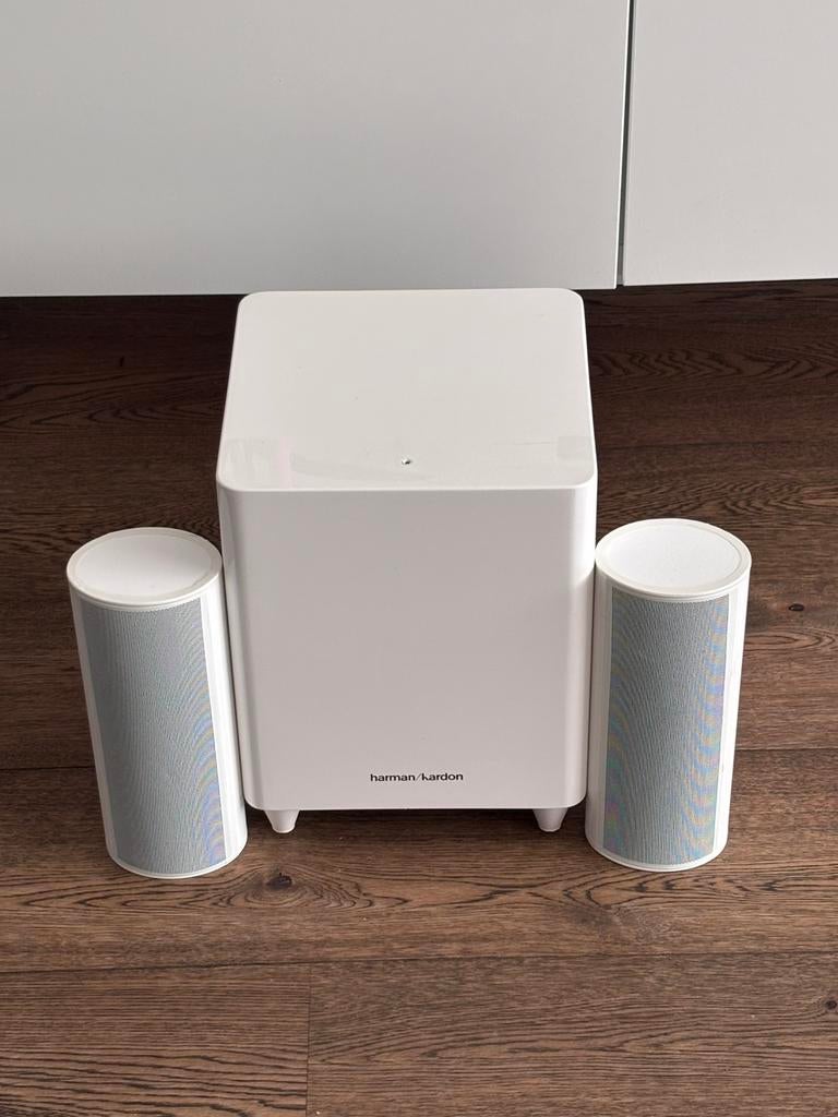 Harman Kardon SATTS30 & SUB200 actieve subwoofer, Gebruikt, Subwoofer, 120 watt of meer, Ophalen