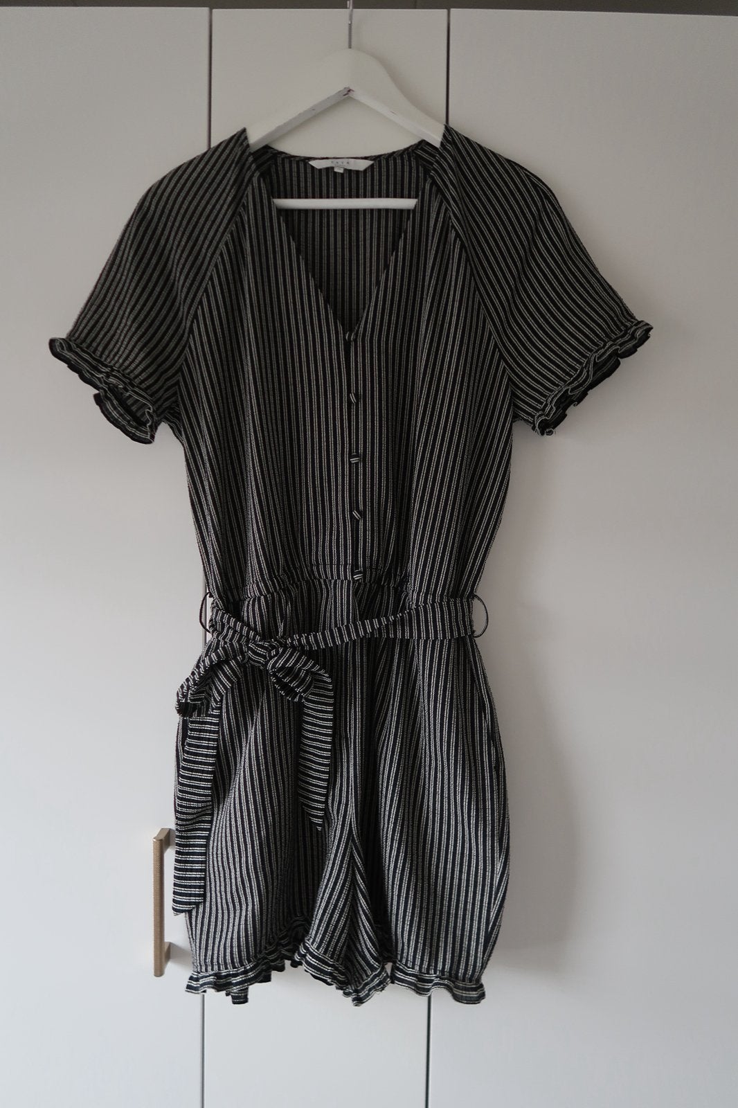 Yaya playsuit/jumpsuit met streepje - zwart/wit, Ophalen of Verzenden, Zo goed als nieuw, Maat 38/40 (M), Zwart