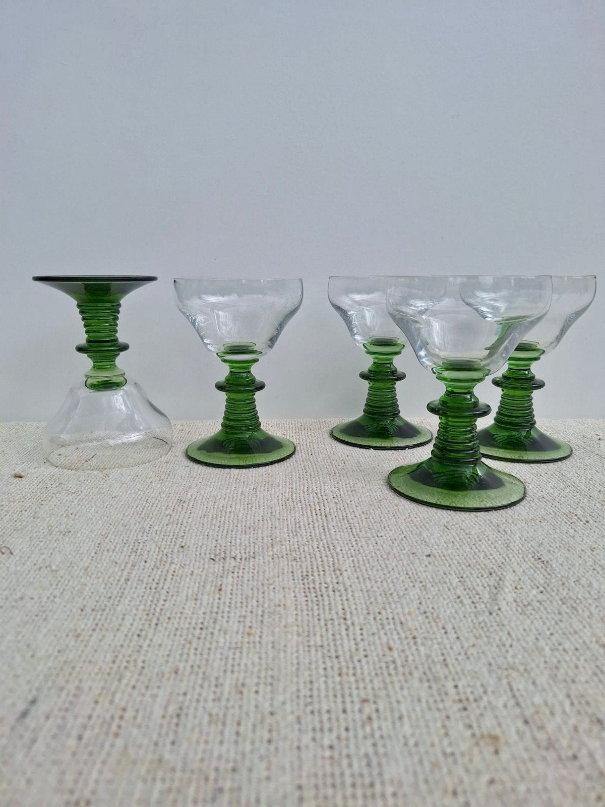 vintage Scot Zwiesel Römerglazen champagne coupes, Overige typen, Ophalen of Verzenden, Zo goed als nieuw, X