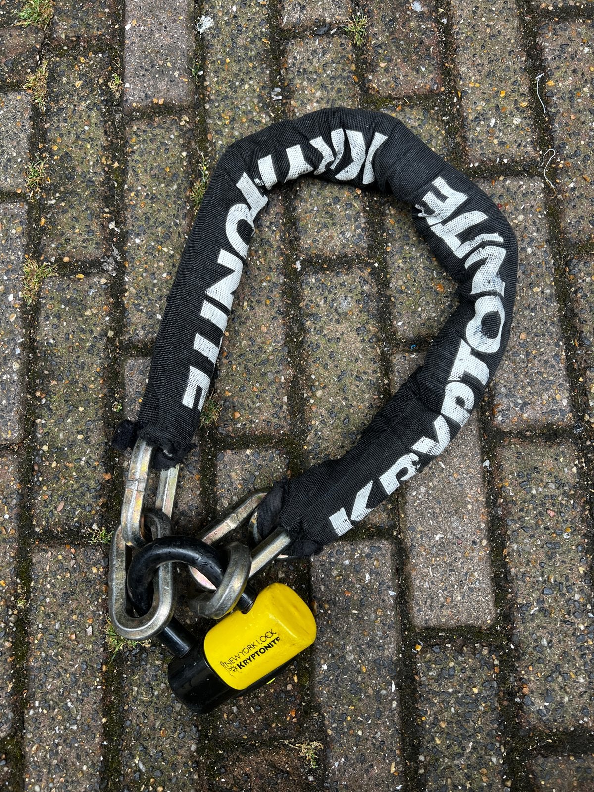 Kryptonite best heavy lock 10/10 voor Scooter & E-bike, Ophalen of Verzenden, Gebruikt, Kettingslot