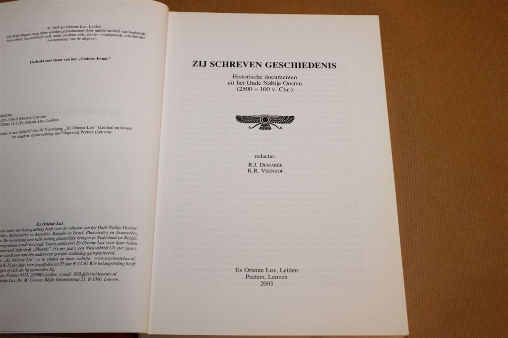 Zij Schreven Geschiedenis — Documenten Oude Nabije Oosten, Ophalen of Verzenden, Gelezen, Azië