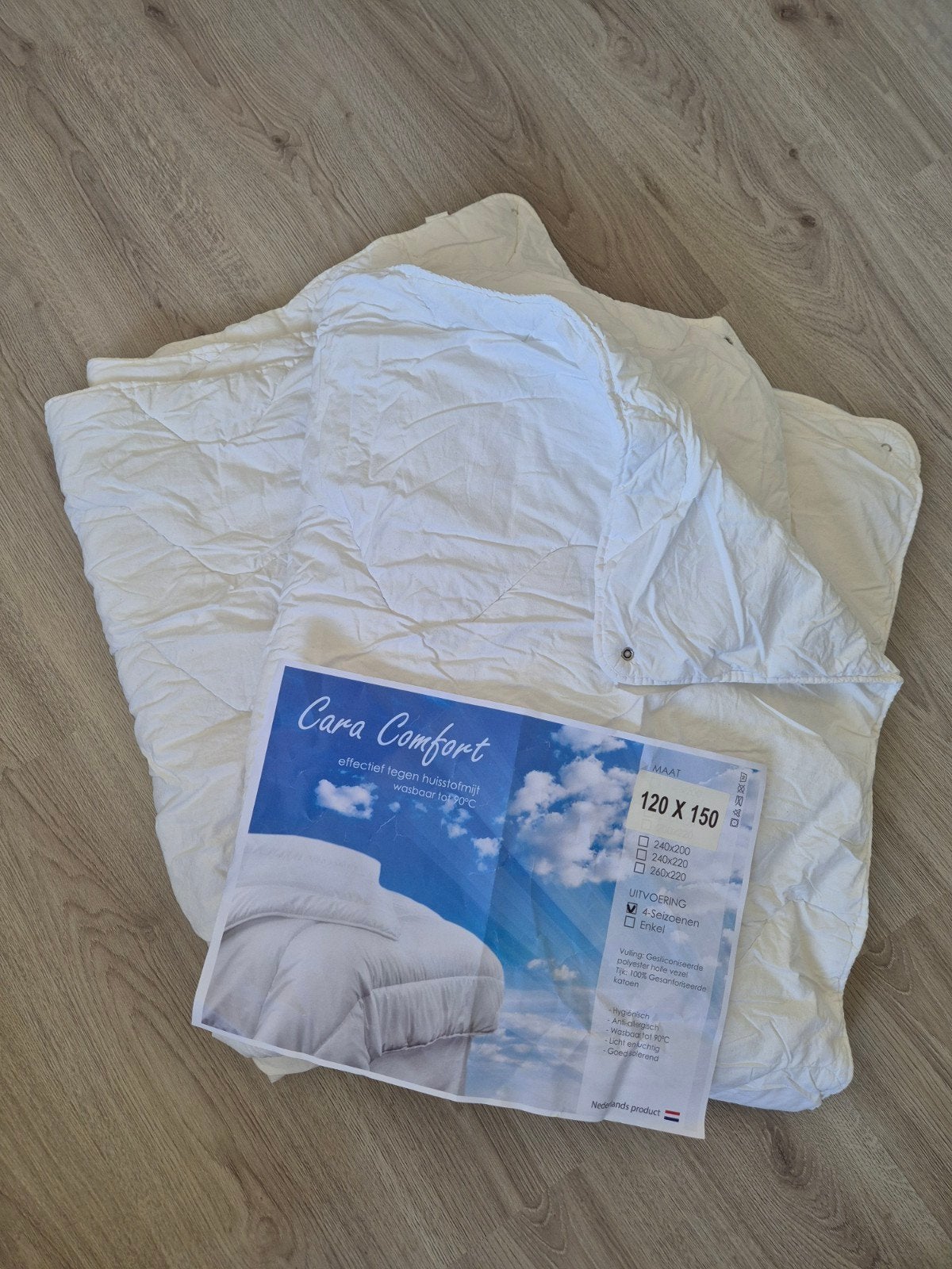 peuter dekbedden + beddengoed, Ophalen, Gebruikt, Jongetje of Meisje, Wit