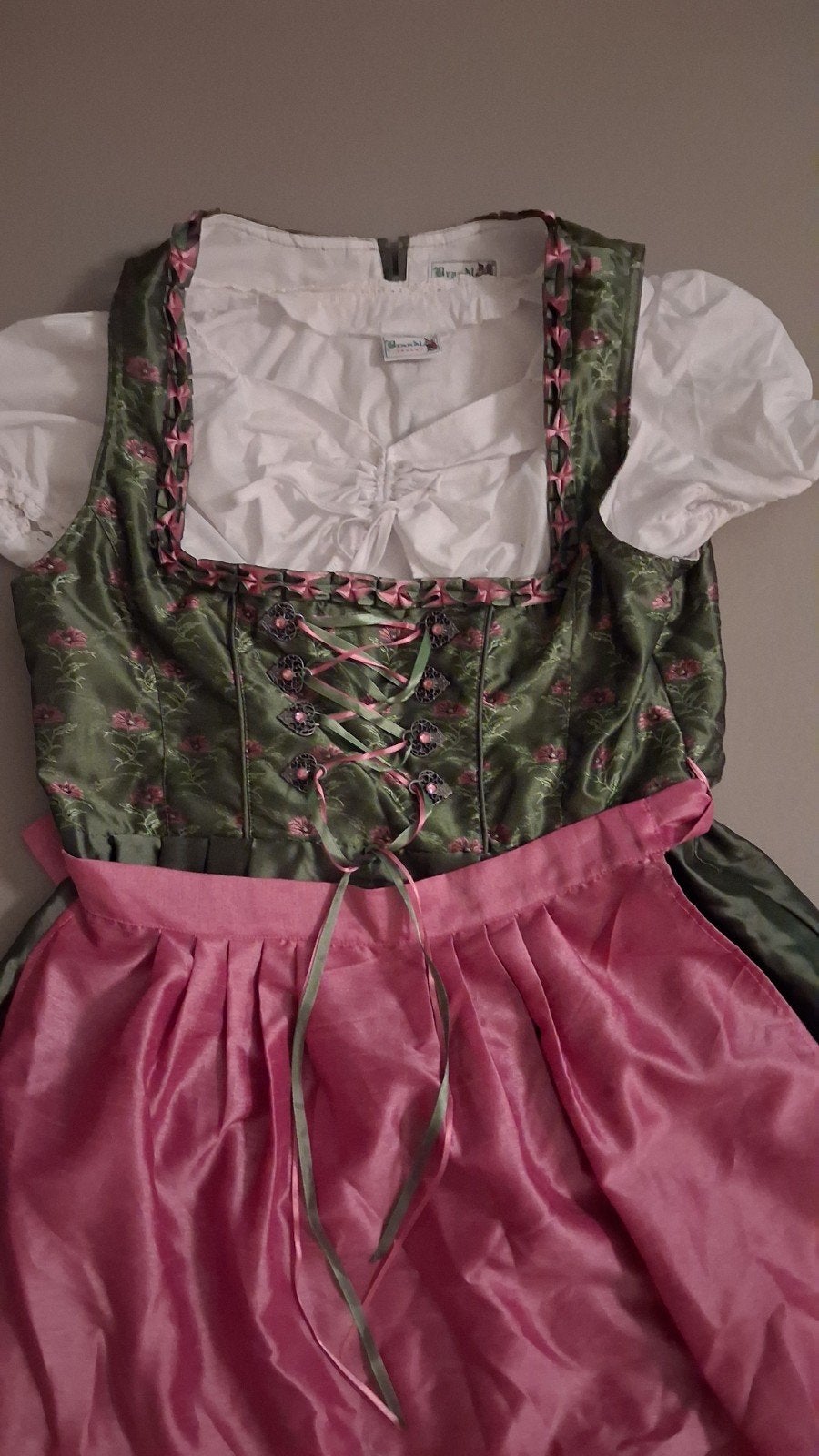 originele dirndl oktoberfest jurk, Ophalen, Brandl trachten, Maat 42/44 (L), Overige thema's