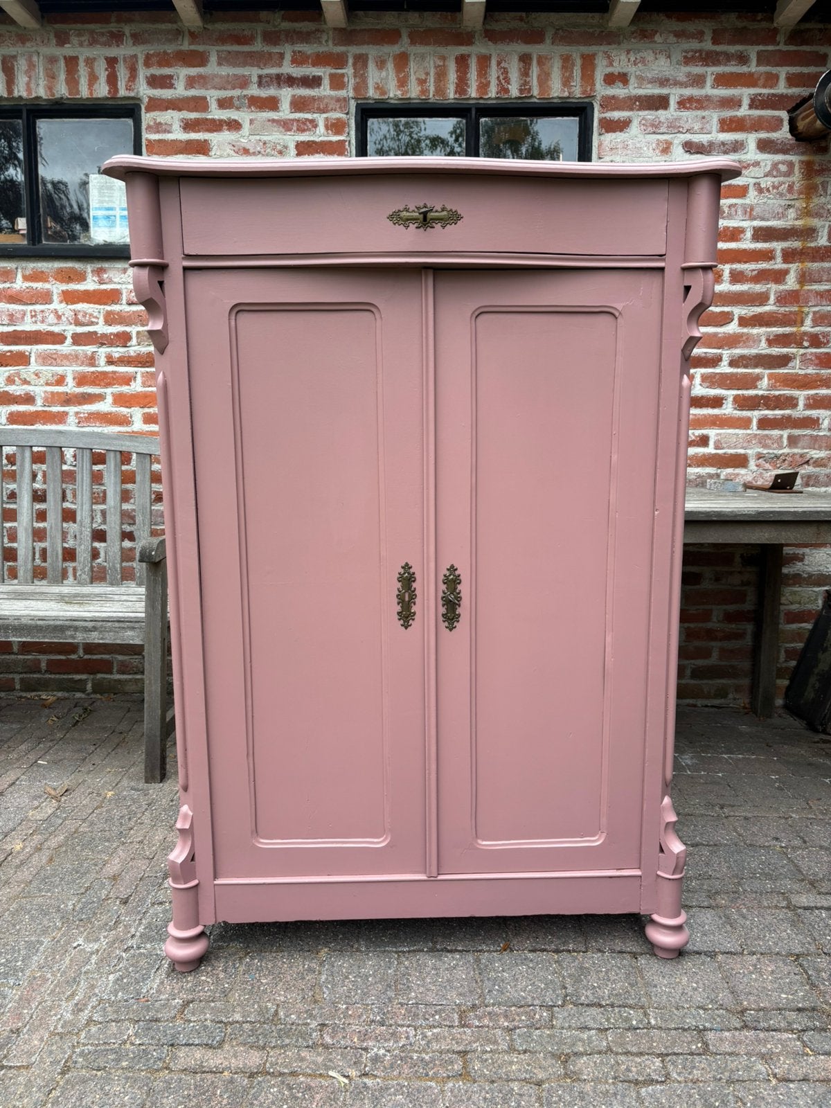 Grenen kast meidenkast, Antiek en Kunst, Antiek | Meubels | Kasten, Ophalen of Verzenden