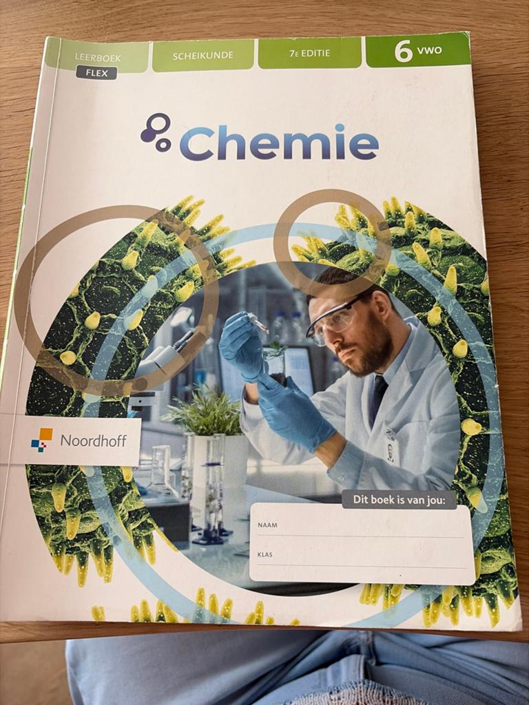Noordhoff Chemie 6 VWO Leerboek 7e editie, Boeken, Schoolboeken, Ophalen of Verzenden, Zo goed als nieuw, VWO, Scheikunde