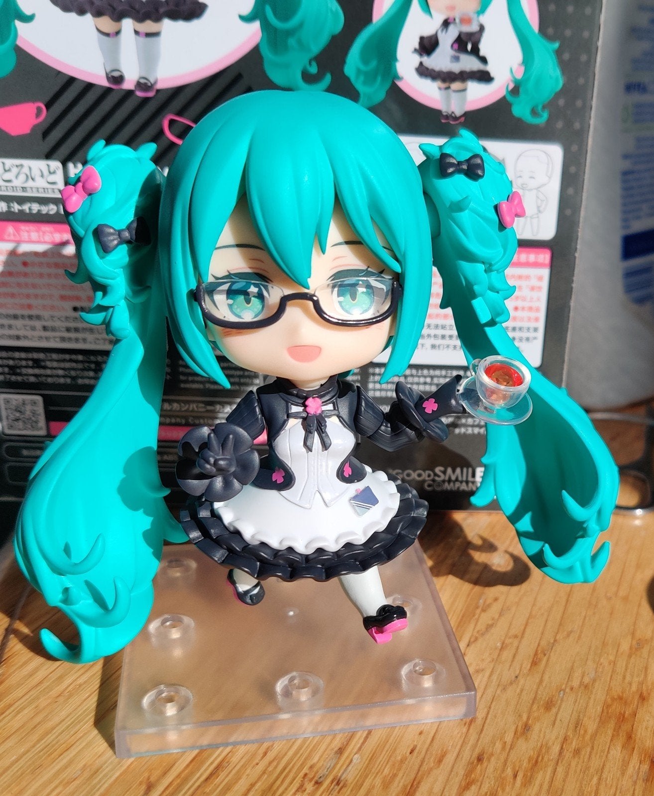 Hatsune Miku Glasses x Café Ver. Nendoroid Anime Figure, Ophalen of Verzenden, Nieuw