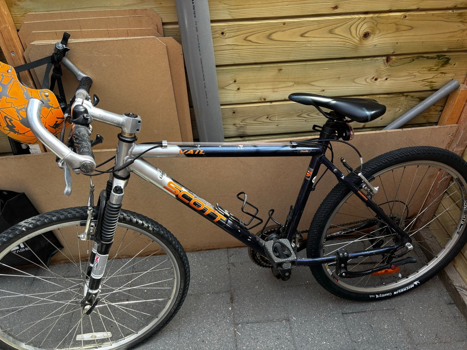 Monten bike, Ophalen, Gebruikt