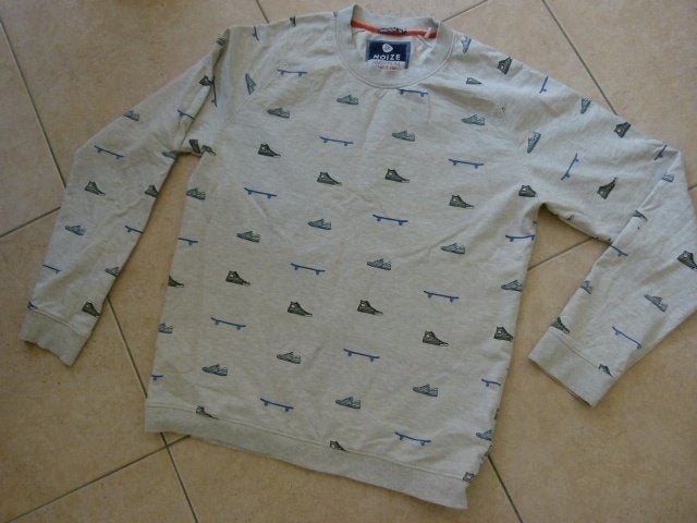 Sweater trui skateboard Noize Amsterdam XL grijs, Kleding | Heren, Noize, Maat 56/58 (XL), Ophalen of Verzenden, Zo goed als nieuw