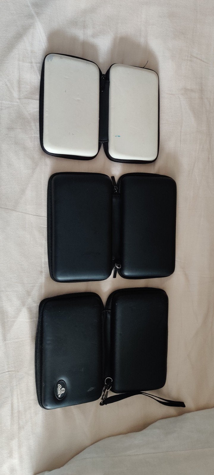 Nintendo DS hoesjes (2 (3)DS(i) (Lites) en 1 (3)DS(i) XL), Ophalen, Gebruikt