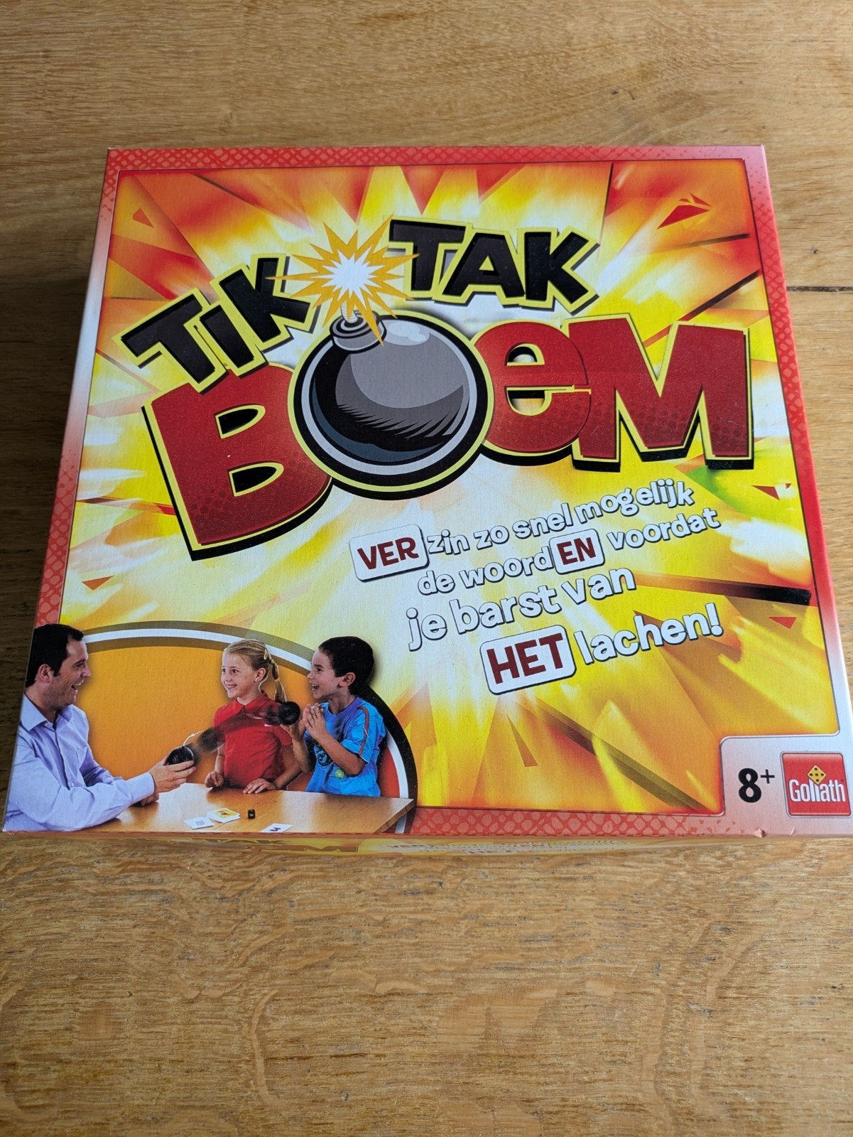 Tik Tak Boem gezelschapsspel - Zo goed als nieuw, Ophalen of Verzenden