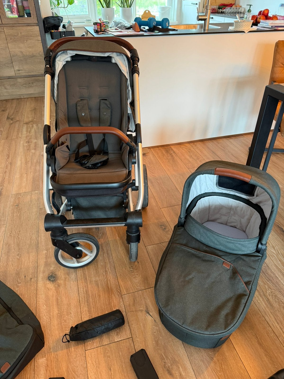 Zeer complete mutsy nio kinderwagen, Gebruikt, Mutsy, Verstelbare duwstang, Ophalen